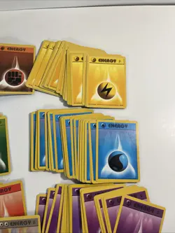 Pokemon Base Set Energy Card Unlimtied Lot of 215 Cards 1999 Wotc NM to LP - Image 4