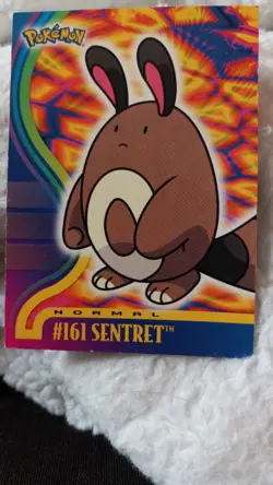 Pokemon Card - Sentret #161 - Johto Series - Topps - Image 1