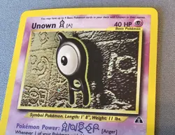 NM - Unown A - 14/75 - Holo - Neo Discovery - Pokemon Card - Image 2