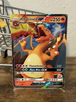 Charizard GX 9/68 Promo Hidden Fates Pokemon Card - Image 2