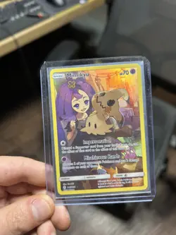 Mimikyu Secret Illustration Holo Card 245/236 Sun & Moon Cosmic Eclipse Rare - Image 1