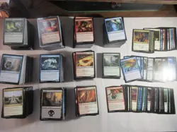 Large Lot of Common and Uncommon Magic the Gathering Cards with Shredded Sails - Image 1