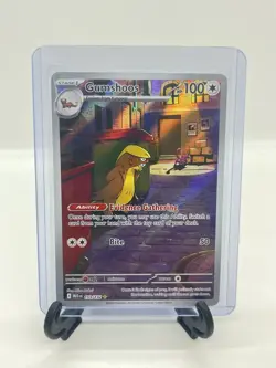 Gumshoos Illustration Rare 153/132 Mega Evolution Pokemon TCG Near Mint Card NM - Image 1