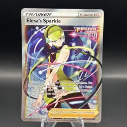 Elesa's Sparkle 260/264 Fusion Strike Ultra Rare Full Art Holo Pokemon Card NM - Image 1