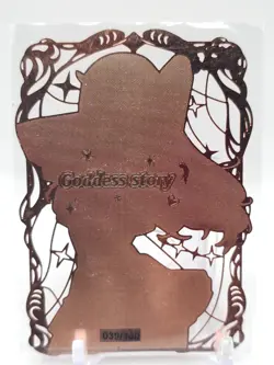 Goddess Story - Pink Metal Waifu Card - Zero Two - NUMBERED 039/100 - Image 2