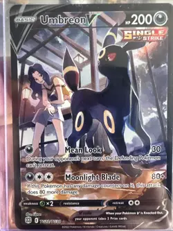 Umbreon V TG22/TG30 Brilliant Stars Trainer Gallery Holo Pokemon Card - Image 1