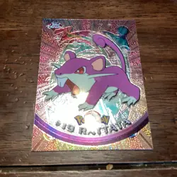 Rattata 2000 Topps Chrome Pokemon Rattata Chrome Card#19!Pokemon Chrome Card - Image 1