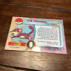 Rattata 2000 Topps Chrome Pokemon Rattata Chrome Card#19!Pokemon Chrome Card - Image 2