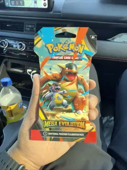 Pokemon Mega Evolution Pack - 10 Trading Cards - New Factory Sealed - Image 1