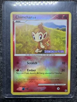 Chimchar 76/130 - Diamond and Pearl Reverse Holo Pokemon TCG Card 2007 - Image 1