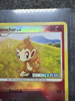 Chimchar 76/130 - Diamond and Pearl Reverse Holo Pokemon TCG Card 2007 - Image 2