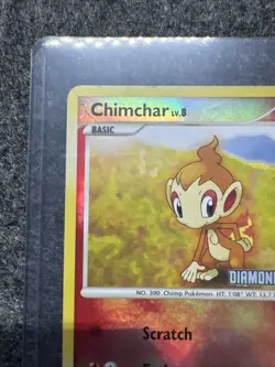 Chimchar 76/130 - Diamond and Pearl Reverse Holo Pokemon TCG Card 2007 - Image 3