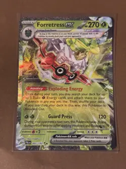 Forretress ex 005/193 Paldea Evolved Holo Double Rare Near Mint Pokemon Card - Image 1