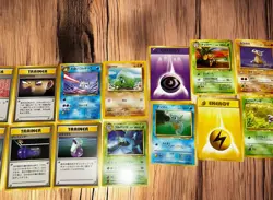 Pokemon Japanese/English Card Lot 30+ Vintage - Commons No Holos w/ Small Binder - Image 3
