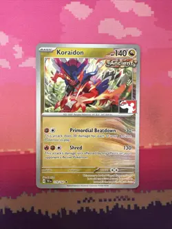 Pokemon Card Koraidon Prize Pack Rare 119/162 Near Mint - Image 1