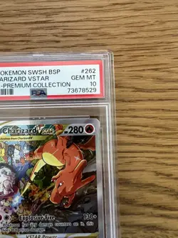 Charizard v Star SWSH262 PSA 10 Ultra Premium Collection Promo Holo Pokemon Card - Image 3