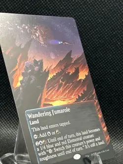 Wandering Fumarole (0180) (Borderless) (Galaxy Foil) Edge of Eternities: Stellar - Image 2