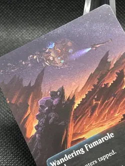 Wandering Fumarole (0180) (Borderless) (Galaxy Foil) Edge of Eternities: Stellar - Image 3