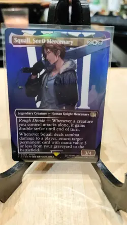 Squall, SeeD Mercenary (Borderless) Final Fantasy Foil - Image 1