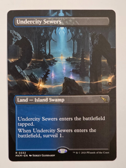 Undercity Sewers R0332 Regular (Borderless) Murders at Karlov Manor MTG NM - Image 1