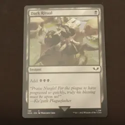 Dark Ritual MTG Warhammer 40,000 (40K) Common 196 NM - Image 1