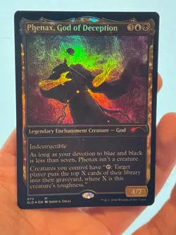 1X FOIL Phenax, God of Deception SHOWCASE MINT MTG Magic Secret Lair Theros EDH - Image 1