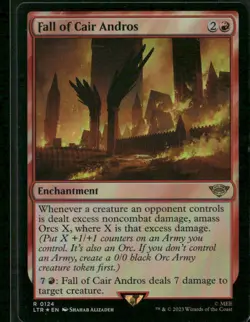124 Fall of Cair Andros Foil NM - Image 1