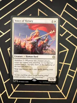 Voice of Victory NM MTG Tarkir: Dragonstorm Regular - Image 1