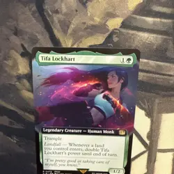 MTG Tifa Lockhart 473 Extended Art Regular Rare Final Fantasy FIN - Image 4