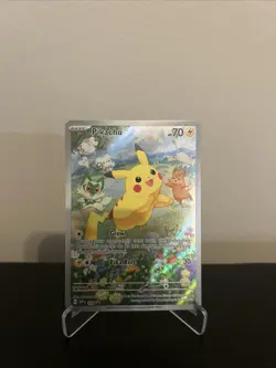 Pikachu 088 Scarlet & Violet Black Star Promo Full Art Holo Pokemon TCG MINT #1 - Image 1