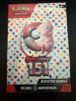 Pokemon Scarlet Violet 151 Booster Bundle 6-Pack Factory-Sealed English - Image 1