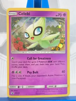 Celebi SM224 - Cosmos Holo Black Star Promo - S&M Cosmic Eclipse - Pokemon TCG - Image 1