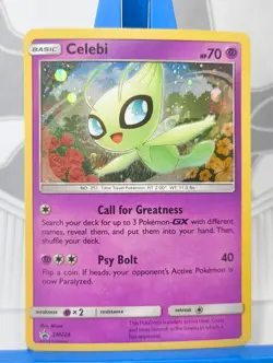 Celebi SM224 - Cosmos Holo Black Star Promo - S&M Cosmic Eclipse - Pokemon TCG - Image 2