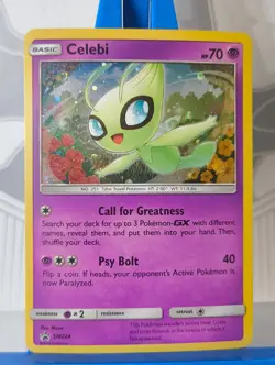 Celebi SM224 - Cosmos Holo Black Star Promo - S&M Cosmic Eclipse - Pokemon TCG - Image 3