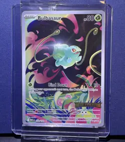 Pokemon Bulbasaur IR Mega Evolution 133/132 English - NM+ STAMPED BOX TOPPER - Image 1