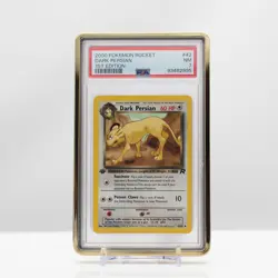 Pokemon 2000 Dark Persian #42 Team Rocket 1st Edition PSA 7 NM - Image 1