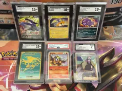 Lot Of 6 Pokemon Slabs SGC 10, PSA 8, CGC 7 - Image 3