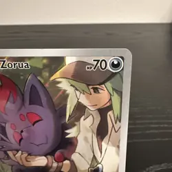 Pokemon N’s Zorua Full Art Promo 189 Scarlet And Violet Promo - Image 3