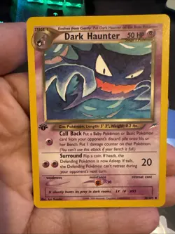Pokemon TCG - Dark Haunter 1st Edition Neo Destiny 36/105 Uncommon NM/M Rare - Image 4