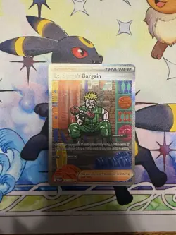 Lt. Surge's Bargain SIR Mega Evolution 185/132 Pokemon TCG - Image 1