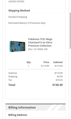 Pokemon Mega Charizard X ex Ultra-Premium Collection Box Factory Sealed PRESALE - Image 2