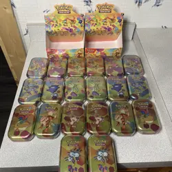 Pokemon 2 151 Mini Tin Open Display With 20 Sealed Mini Tins, 40 total 151 packs - Image 3