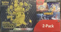 Pokemon TCG Surging Sparks ETB + Booster Bundle Costco Factory Sealed - Image 1