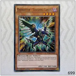 Raidraptor - Vanishing Lanius - WIRA-EN016 - Common 1st Edition Yugioh - Image 1