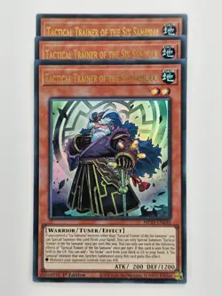 Yu Gi Oh - 3x MP25-EN246 Tactical Trainer of the Six Samurai - Ultra Rare - Image 1