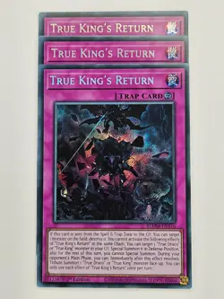 Yu Gi Oh - 3x BLMM-EN176 True King's Return - Secret Rare - Image 1