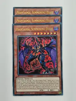 Yu Gi Oh - 3x MP25-EN156 Phantasmal Summoning Beast - Ultra Rare - Image 1