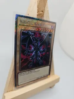 Yu-Gi-Oh Red Eyes Black Dragon 1st Edition Platinum Secret Rare RA03-EN081 NM - Image 2
