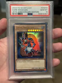PSA 10 DARK MAGICIAN #EN005 YU-GI-OH! LC01 LEGENDARY COLLECTION: 25TH ANNIV. ED. - Image 1