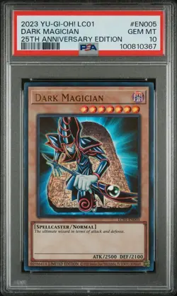 PSA 10 DARK MAGICIAN #EN005 YU-GI-OH! LC01 LEGENDARY COLLECTION: 25TH ANNIV. ED. - Image 3